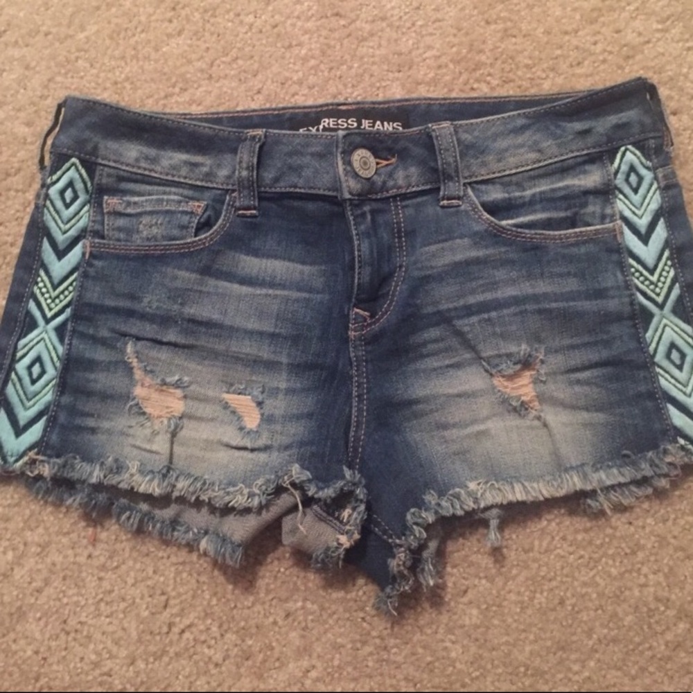 Express Jean Shorts (size 2)